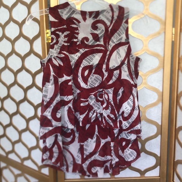 Alfani Petite Flowy Sleeveless Top Size Petite Small - Picture 5 of 8